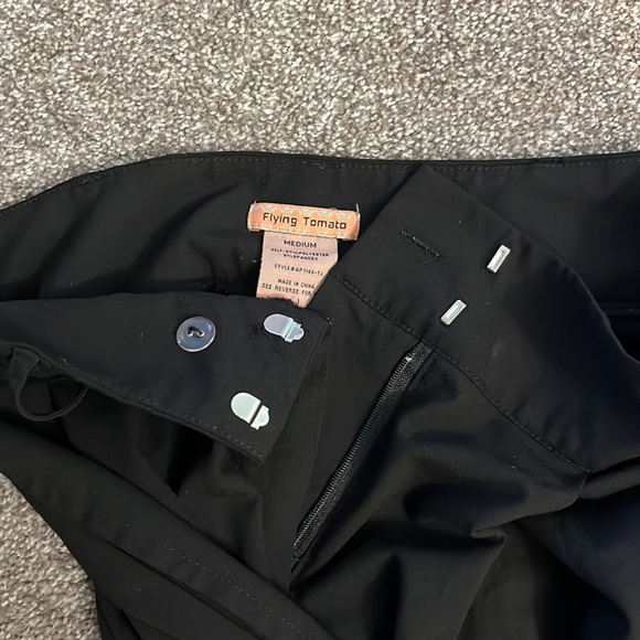 Black flair polyester pants - Medium - Picture 3 of 3